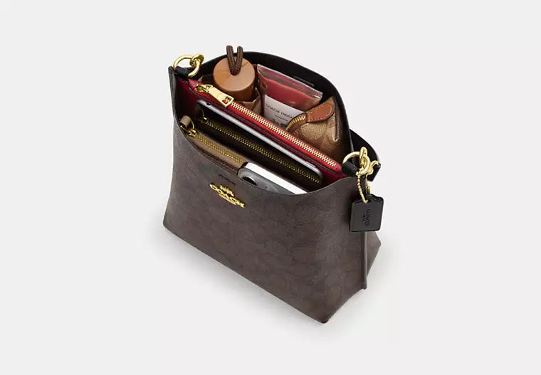 Mollie Bucket Bag 22 In Signature Canvas