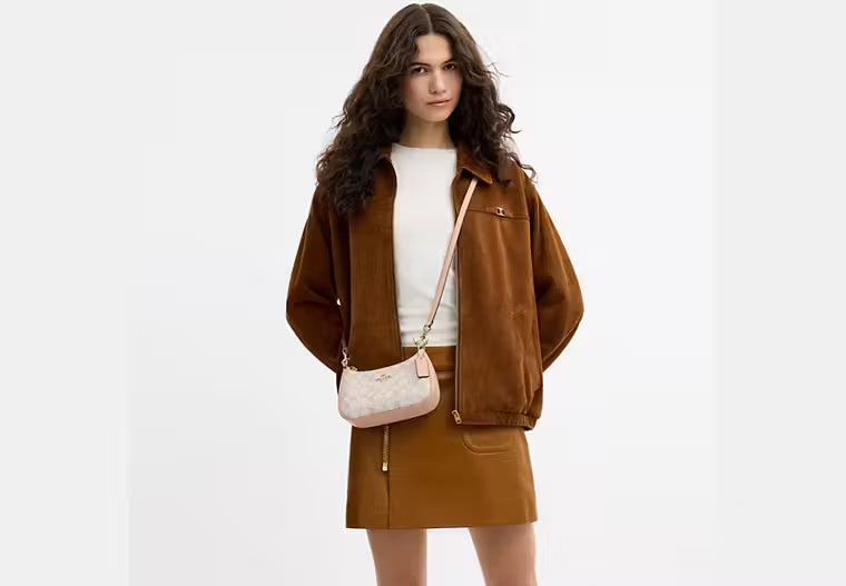 Teri Mini Crossbody Bag In Pretty Signature Canvas