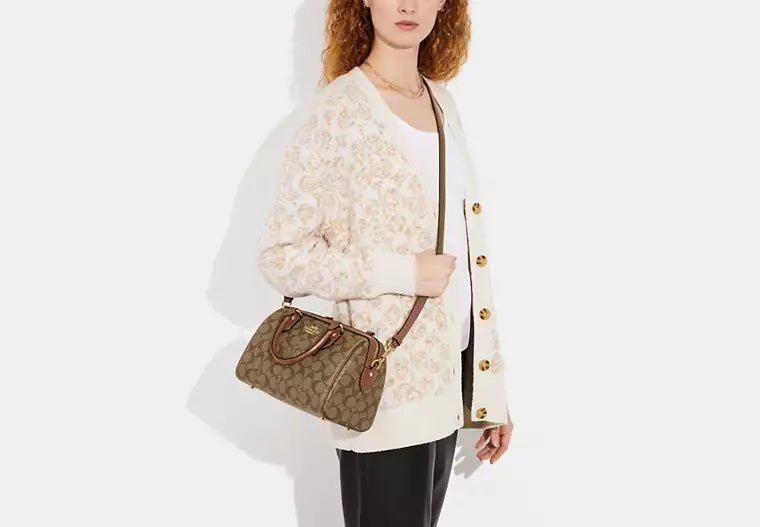 Rowan Satchel Bag In Signature Canvas