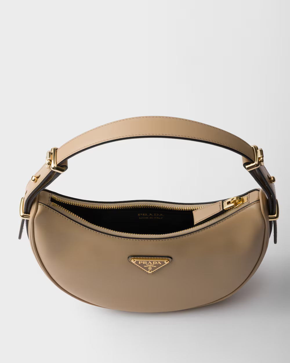 Arqué small leather shoulder bag