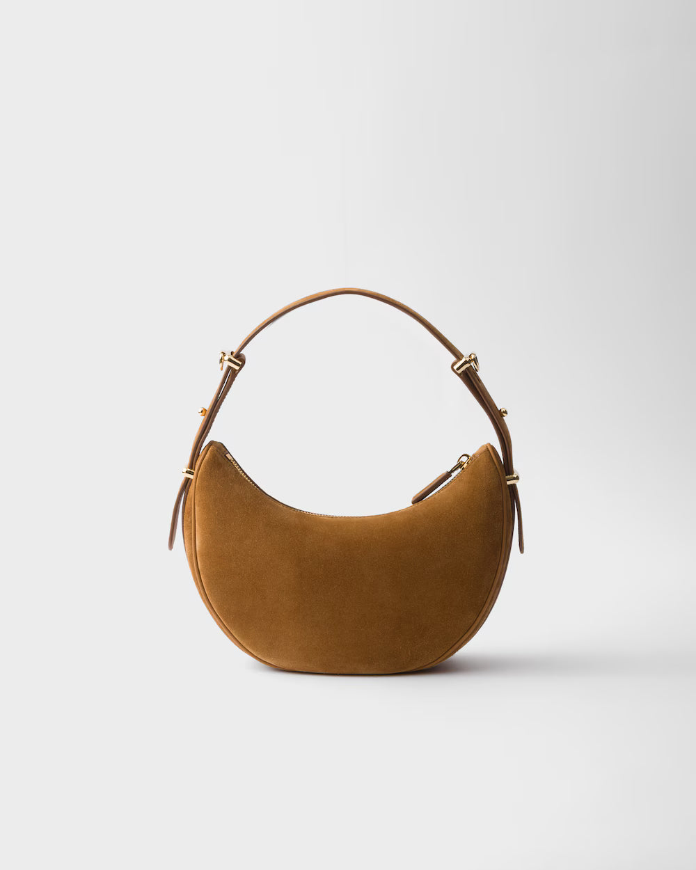 Arqué suede shoulder bag
