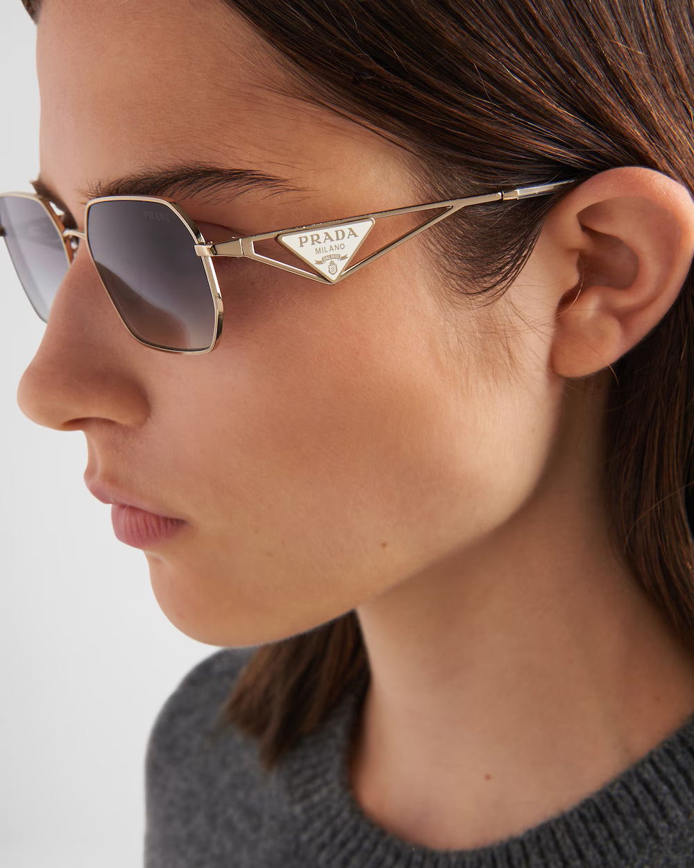 Sunglasses triangle logo